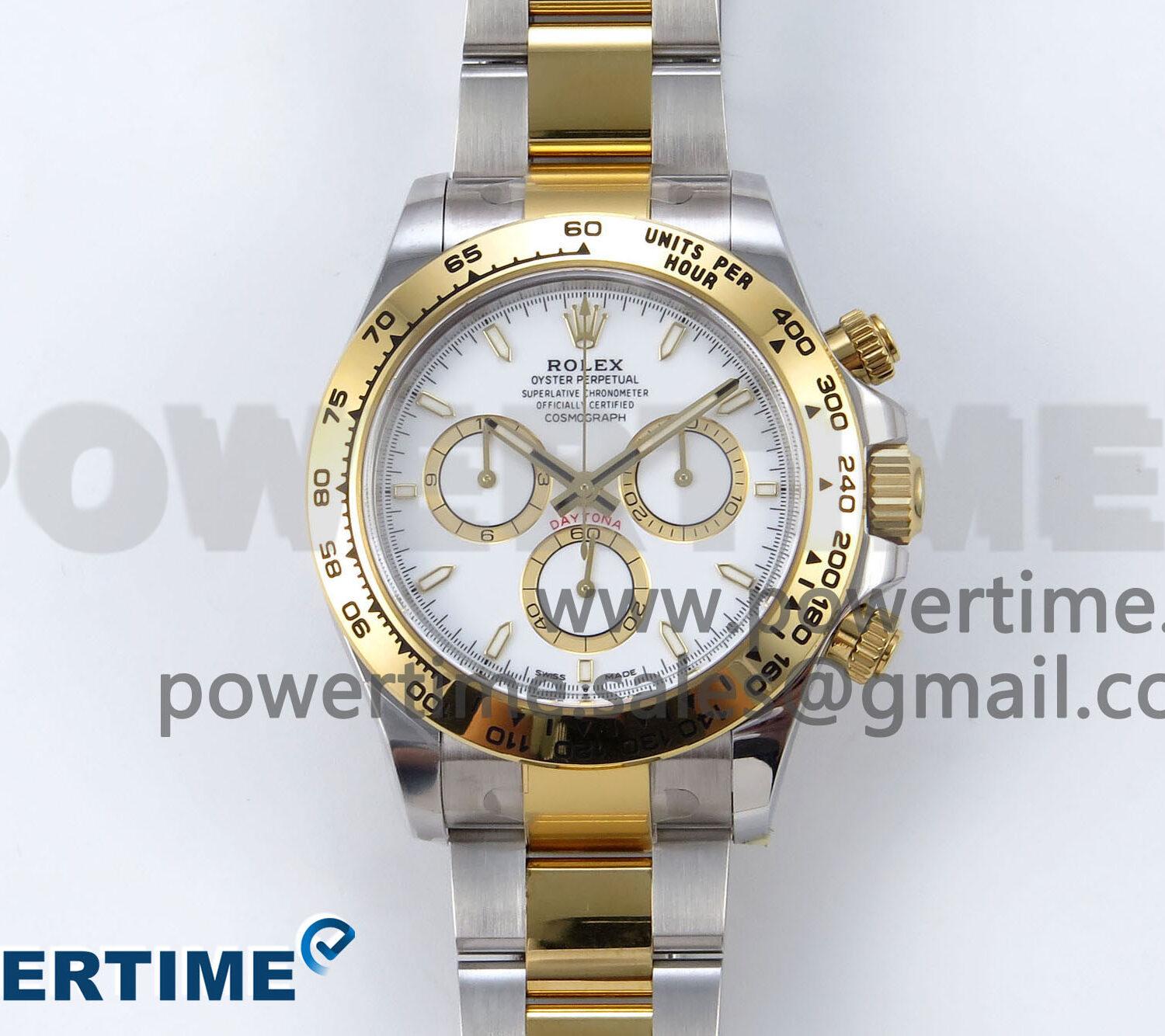 Daytona 126503 SS/YG Clean 1:1 Best Edition 904L White Dial on SS/YG Bracelet SH4131