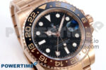 GMT-Master II 126715 CHNR Black/Brown Ceramic 904L Steel EWE 1:1 Best Edition on Oyster Strap EWE3285 V5 - Image 2