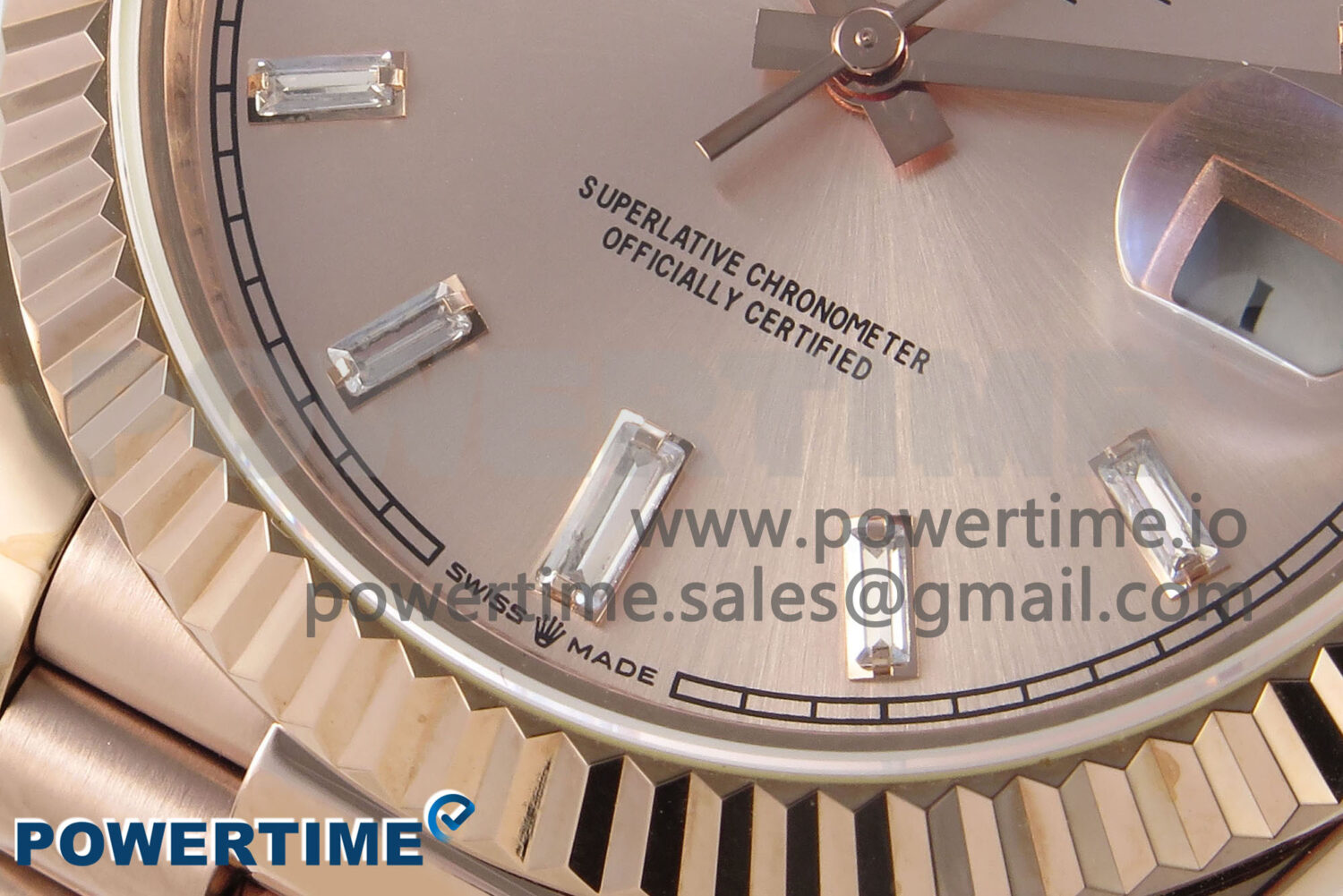 Day Date 40 RG 228235 KF 1:1 Best Edition RG Crystal Dial on President Bracelet VR3255 (Gain Weight) - Image 5