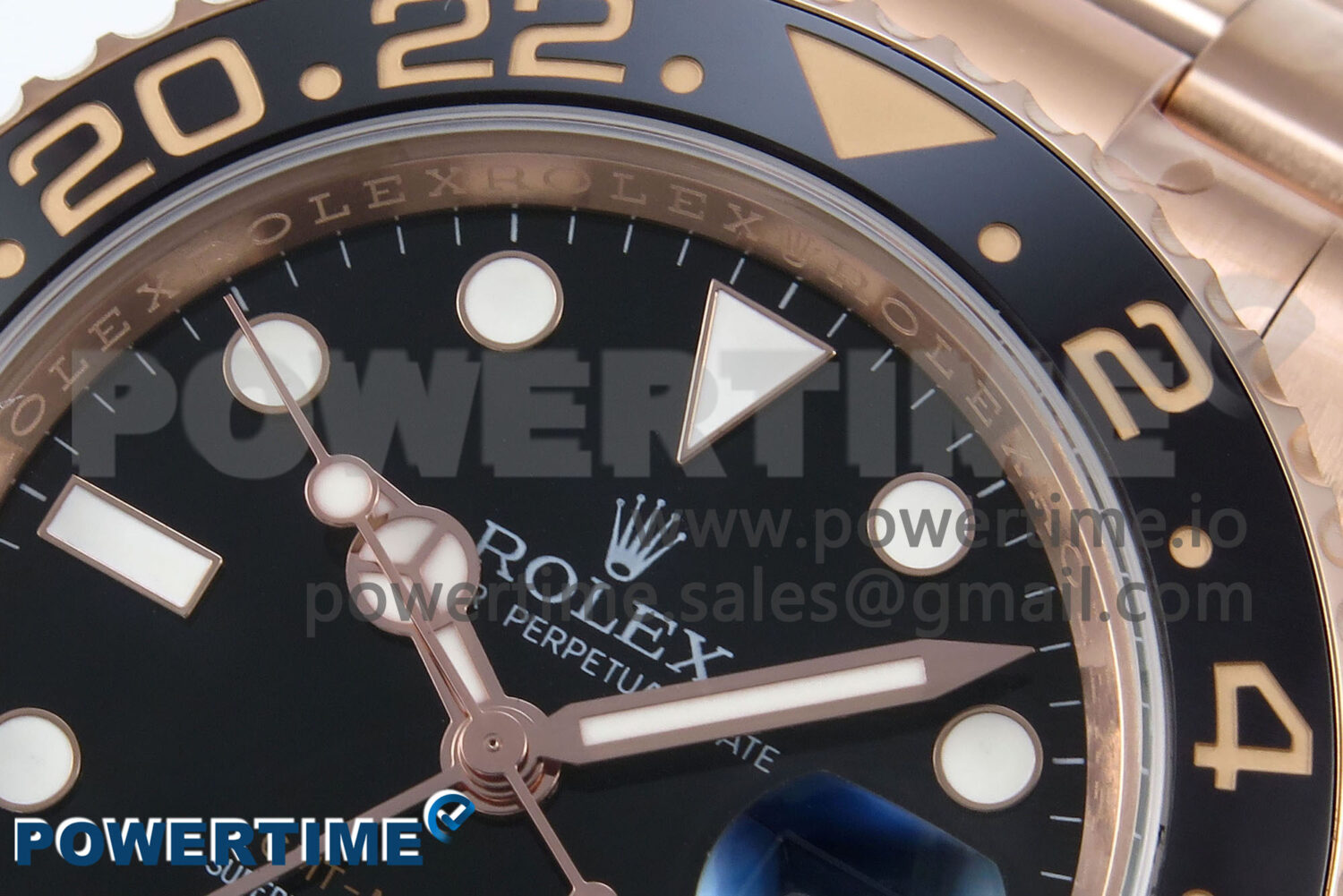 GMT-Master II 126715 CHNR Black/Brown Ceramic 904L Steel EWE 1:1 Best Edition on Oyster Strap EWE3285 V5 - Image 4