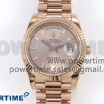Day Date 40 RG 228235 KF 1:1 Best Edition RG Crystal Dial on President Bracelet VR3255 (Gain Weight)