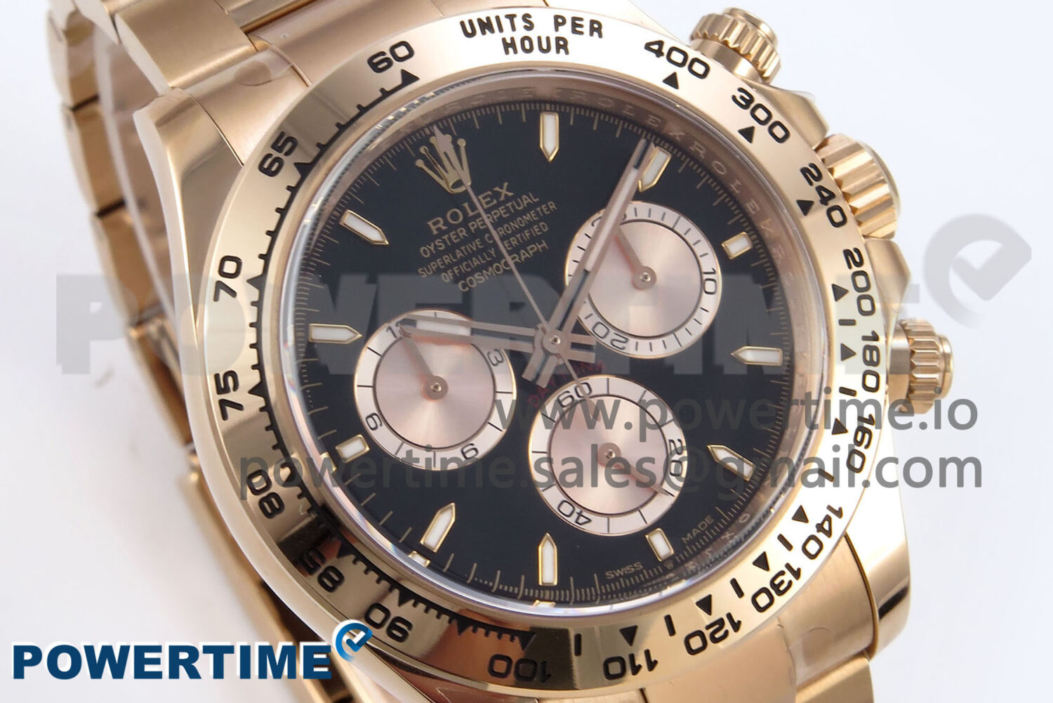 Daytona 126505 1:1 Best Edition Clean RG/Black Stick Dial on RG Bracelet SH4131 - Image 2