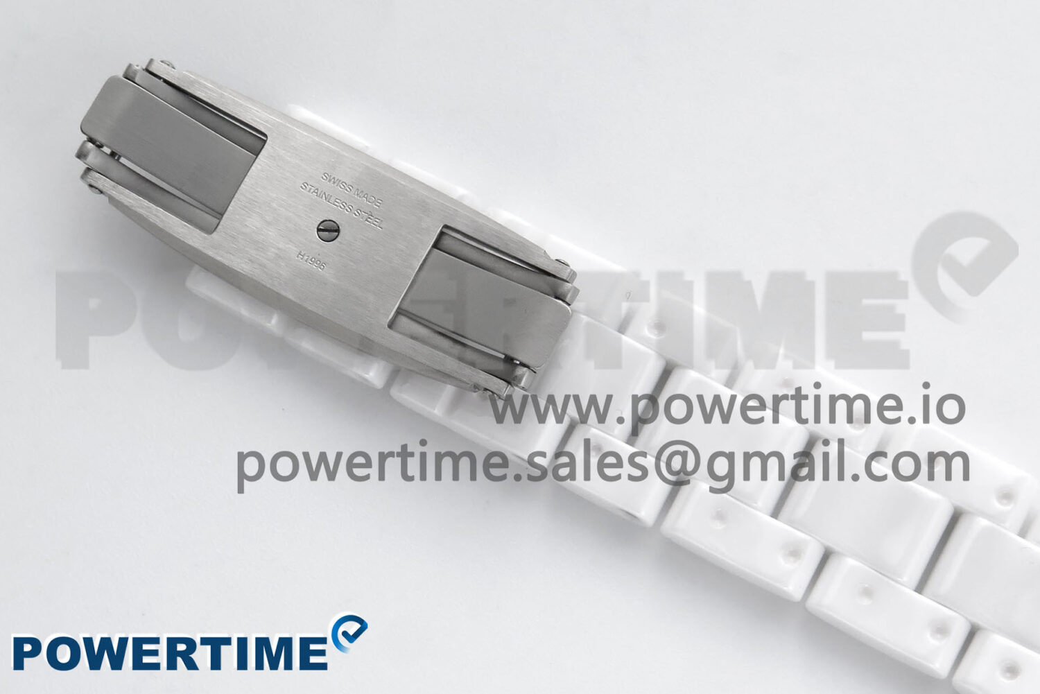 J13 33mm White Ceramic HTF 1:1 Best Edition White Boy Pattern Dial on Bracelet A12.1 - Image 14
