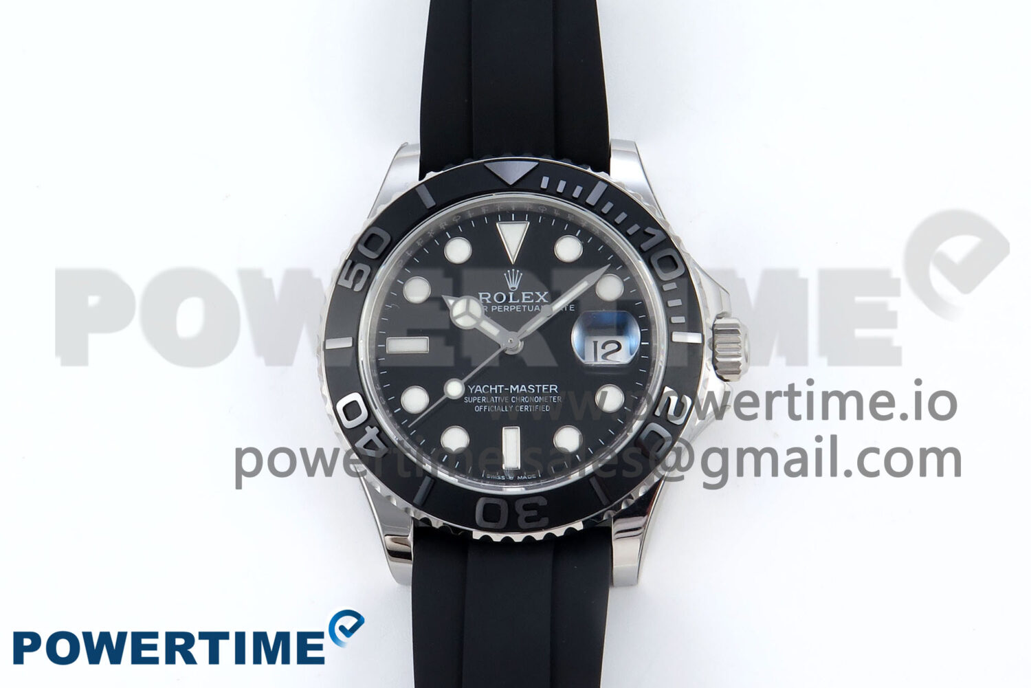 Yacht-Master 42mm 226659 EWEF 1:1 Best Edition Black Dial on Oysterflex Strap A3235 - Image 1
