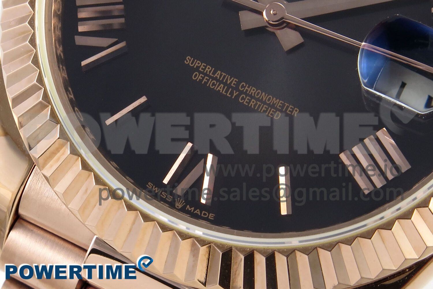 Day Date 40 RG 228235 KF 1:1 Best Edition Gray Roman Dial on President Bracelet VR3255 (Gain Weight) - Image 5