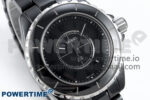 J13 38mm Black Ceramic HTF 1:1 Best Edition Black Dial on Bracelet Swiss Quartz - Image 2