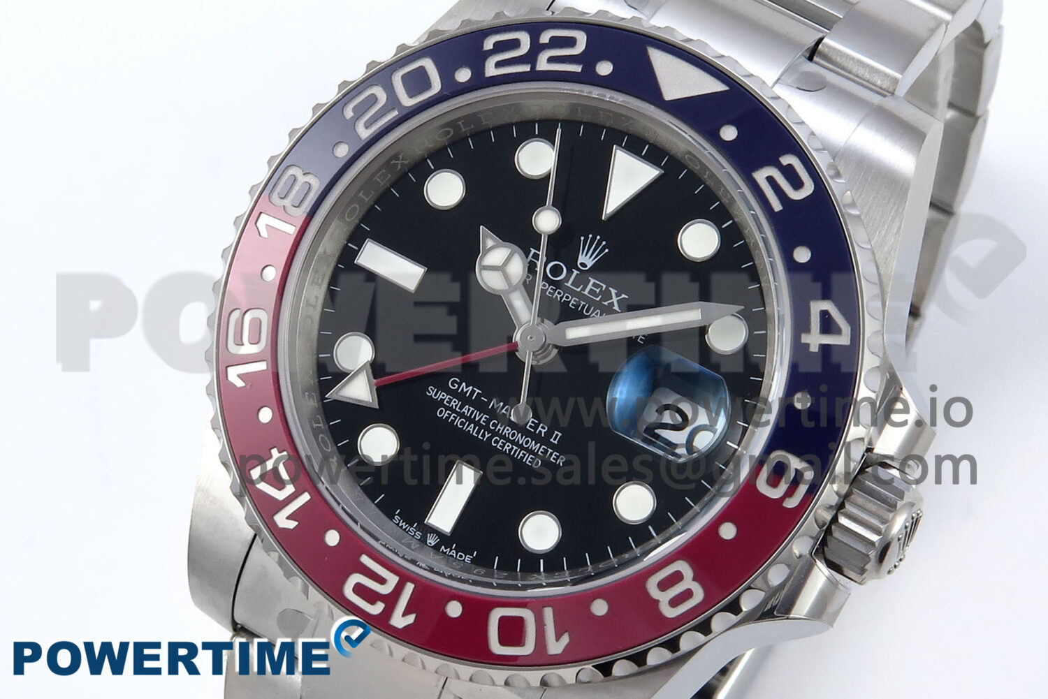 GMT-Master II 126710 BLRO Red/Blue Ceramic 904L Steel EWE 1:1 Best Edition on Oyster Strap EWE3285 V5 - Image 3