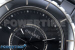 J13 38mm Black Ceramic HTF 1:1 Best Edition Black Dial on Bracelet Swiss Quartz - Image 4