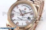 Day Date 40 RG 228235 KF 1:1 Best Edition White Roman Dial on President Bracelet VR3255 (Gain Weight) - Image 3