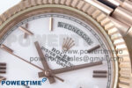 Day Date 40 RG 228235 KF 1:1 Best Edition White Roman Dial on President Bracelet VR3255 (Gain Weight) - Image 4
