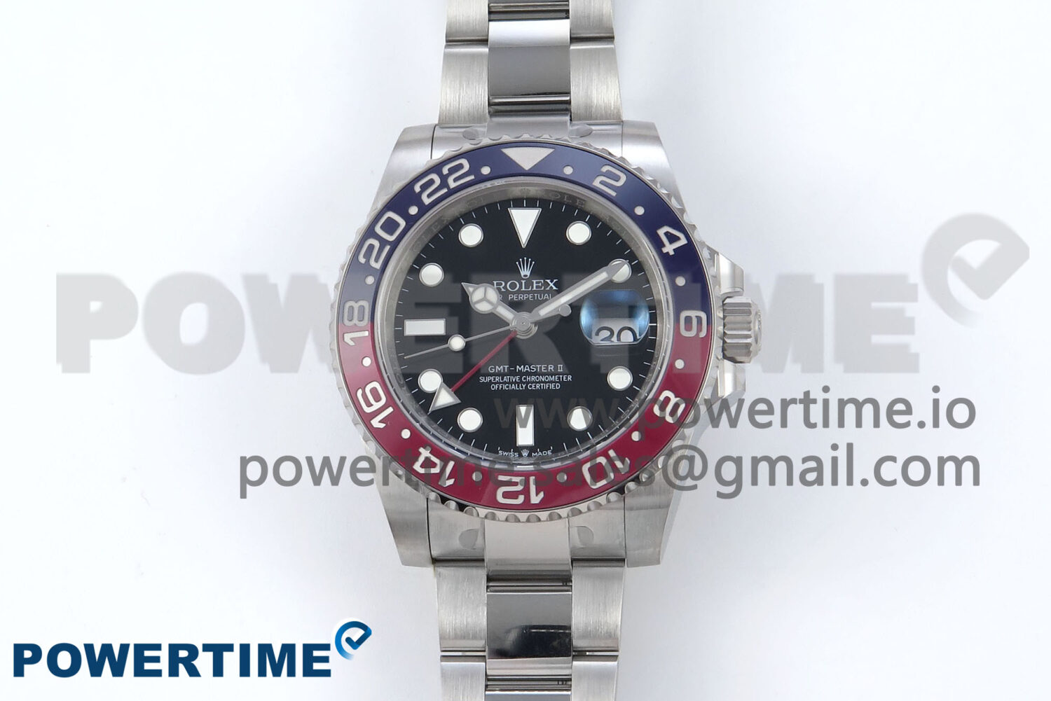 GMT-Master II 126710 BLRO Red/Blue Ceramic 904L Steel EWE 1:1 Best Edition on Oyster Strap EWE3285 V5 - Image 1