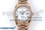 Day Date 40 RG 228235 KF 1:1 Best Edition White Roman Dial on President Bracelet VR3255 (Gain Weight)