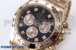 Daytona 126505 1:1 Best Edition Clean RG/Black Diamonds Dial on RG Bracelet SH4131 - Image 3