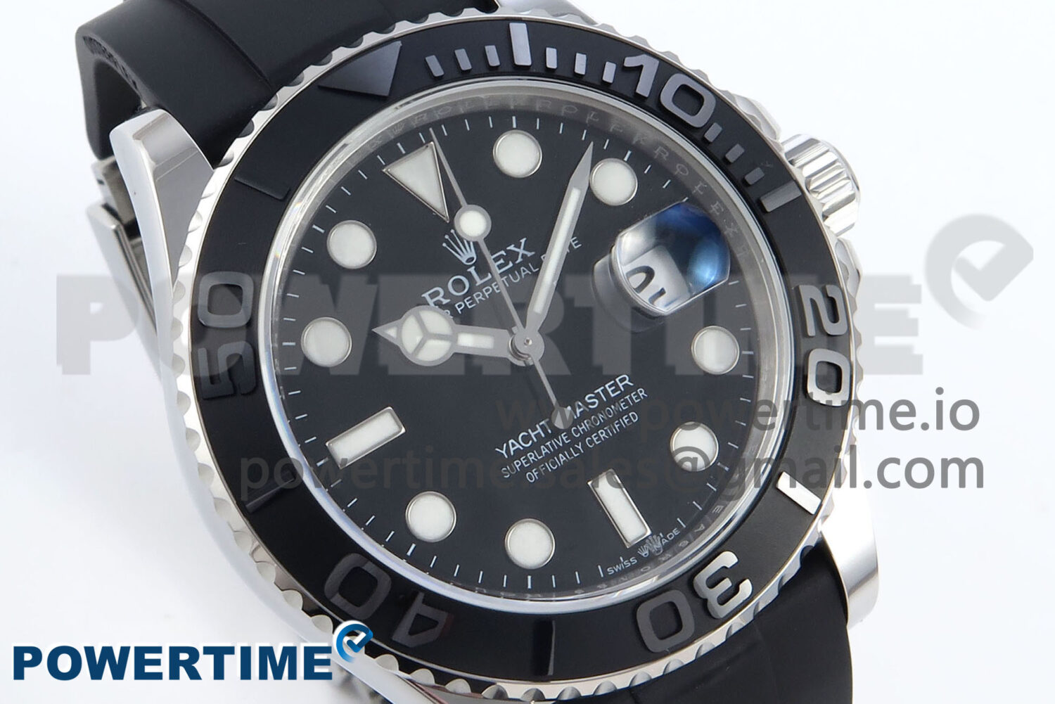 Yacht-Master 42mm 226659 EWEF 1:1 Best Edition Black Dial on Oysterflex Strap A3235 - Image 2