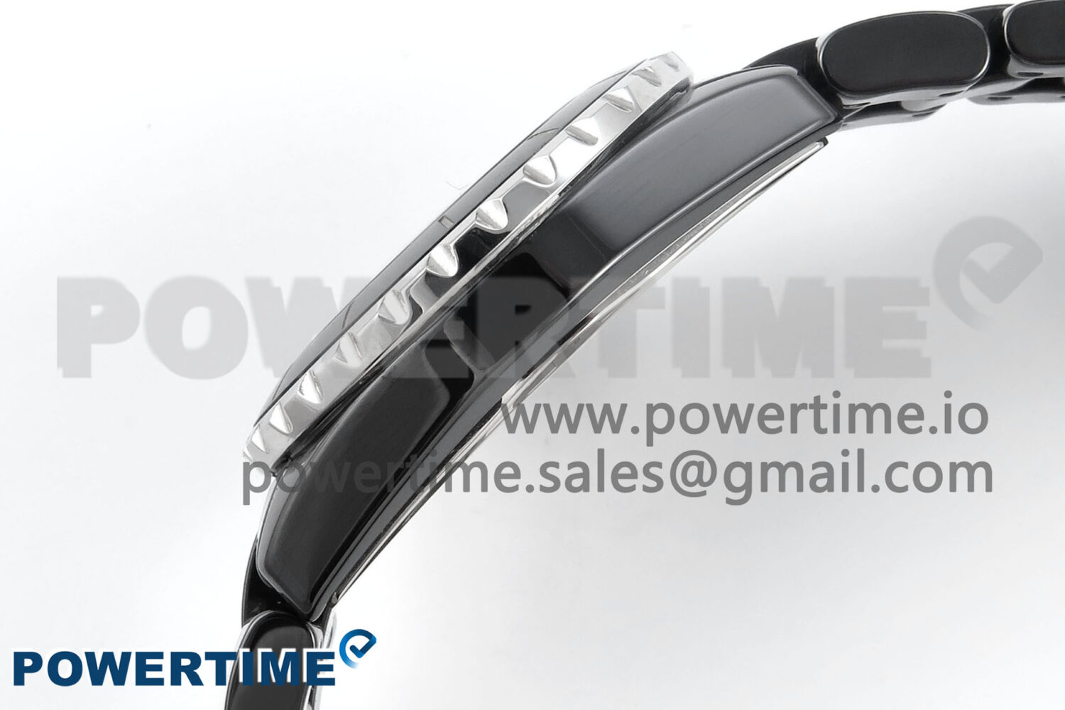 J13 38mm Black Ceramic HTF 1:1 Best Edition Black Dial on Bracelet Swiss Quartz - Image 7
