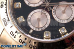 Daytona 126505 1:1 Best Edition Clean RG/Black Diamonds Dial on RG Bracelet SH4131 - Image 5