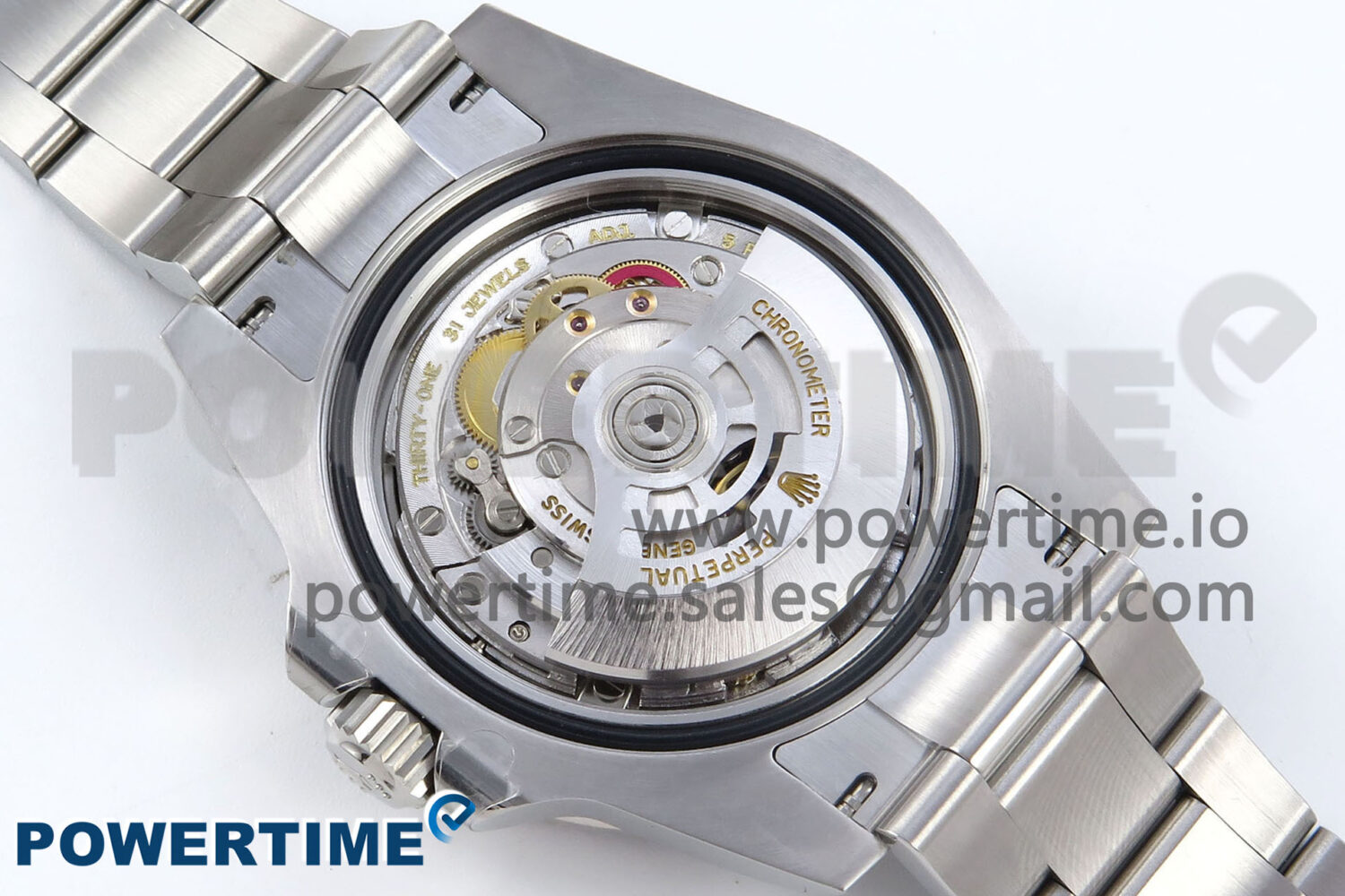 GMT-Master II 126719 BLRO Red/Blue Ceramic 904L Steel EWE 1:1 Best Edition Blue Dial on Oyster Strap EWE3285 V5 - Image 9