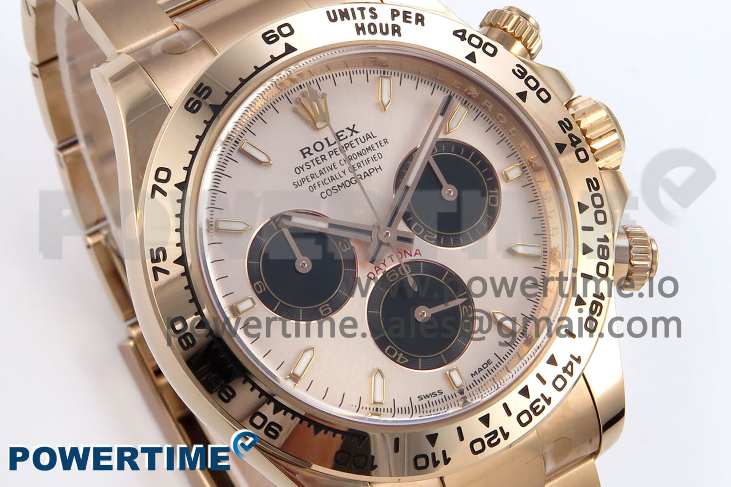 Daytona 126505 RG Clean 1:1 Best Edition RG Champagne Stick Dial on RG Bracelet SH4131 - Image 2
