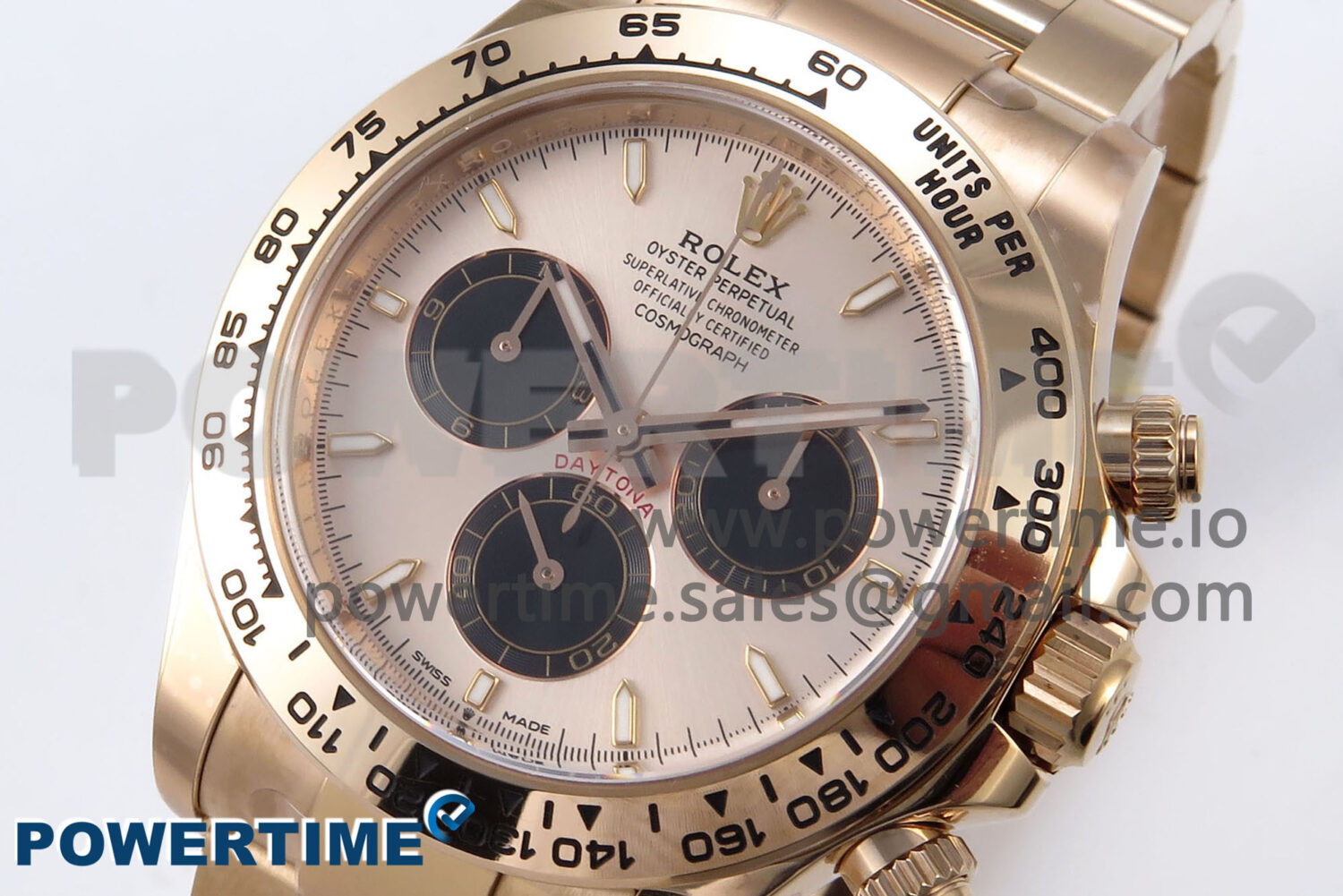 Daytona 126505 RG Clean 1:1 Best Edition RG Champagne Stick Dial on RG Bracelet SH4131 - Image 3