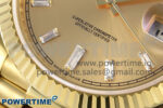 Day Date 40 YG 228238 KF 1:1 Best Edition YG Crystal Dial on President Bracelet VR3255 (Gain Weight) - Image 5
