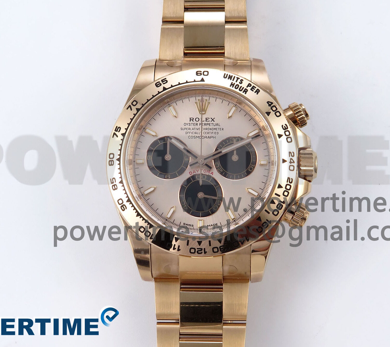 Daytona 126505 RG Clean 1:1 Best Edition RG Champagne Stick Dial on RG Bracelet SH4131