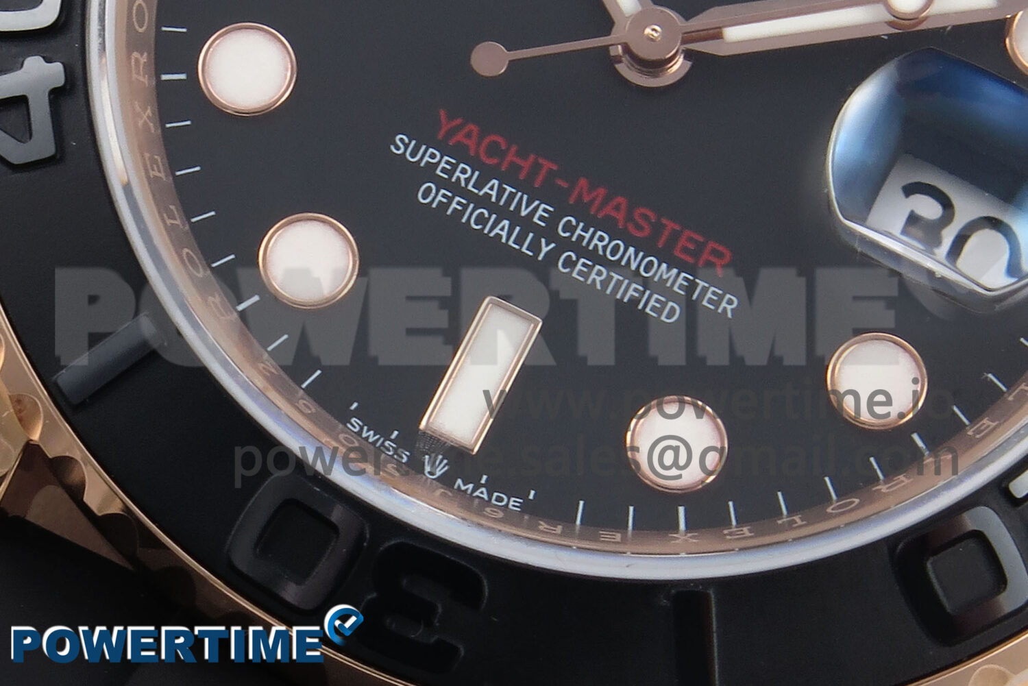 Yacht-Master 40mm 126655 EWEF 1:1 Best Edition Black Dial on Oysterflex Strap A3235 - Image 5