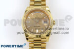 Day Date 40 YG 228238 KF 1:1 Best Edition YG Crystal Dial on President Bracelet VR3255 (Gain Weight)