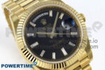 Day Date 40 YG 228238 KF 1:1 Best Edition Black Crystal Dial on President Bracelet VR3255 (Gain Weight) - Image 2