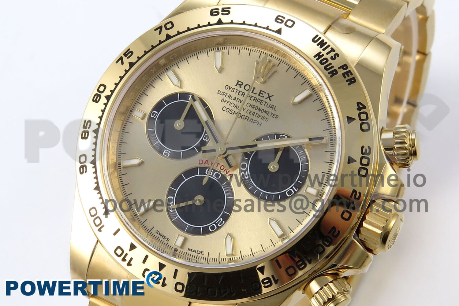 Daytona 126508 YG Clean 1:1 Best Edition YG/Black Dial on YG Bracelet SH4131 - Image 3