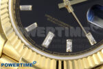 Day Date 40 YG 228238 KF 1:1 Best Edition Black Crystal Dial on President Bracelet VR3255 (Gain Weight) - Image 5