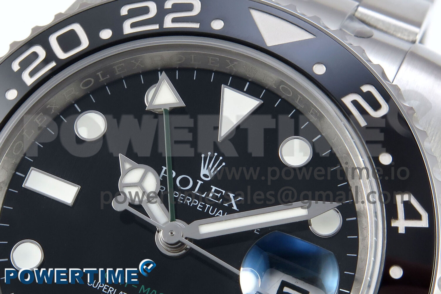 GMT-Master II 126710 GRNR Black/Gray Ceramic 904L Steel EWE 1:1 Best Edition on Oyster Strap EWE3285 V5 - Image 4
