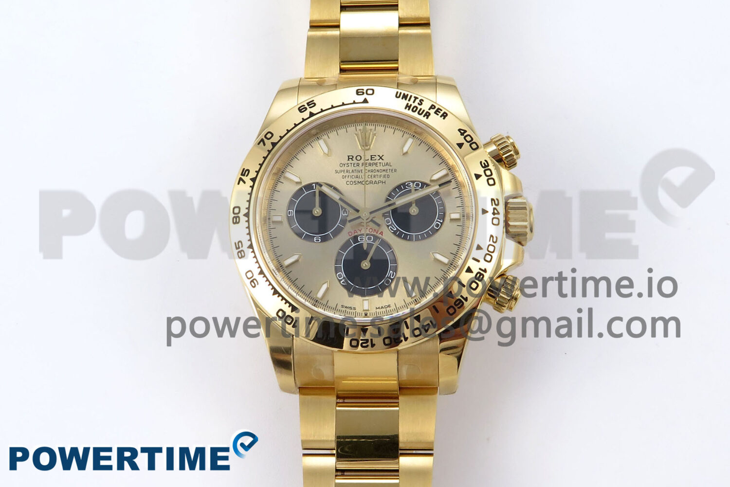 Daytona 126508 YG Clean 1:1 Best Edition YG/Black Dial on YG Bracelet SH4131 - Image 1