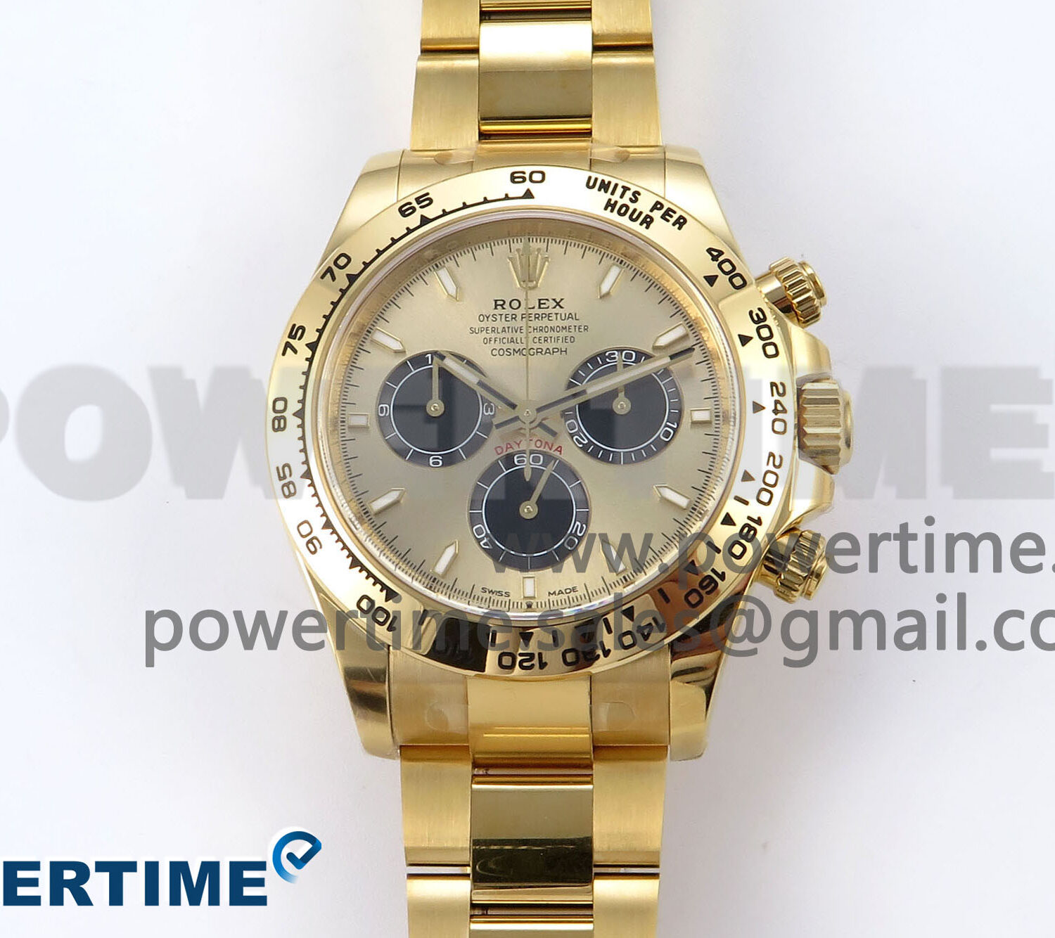 Daytona 126508 YG Clean 1:1 Best Edition YG/Black Dial on YG Bracelet SH4131