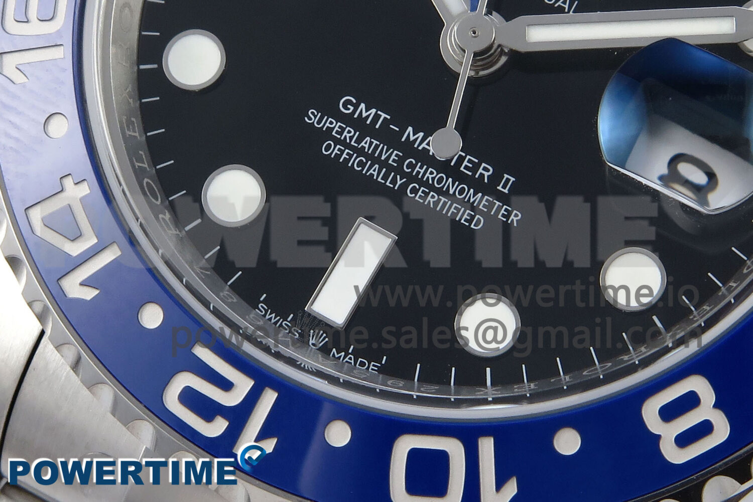 GMT-Master II 126710 BLNR Black/Blue Ceramic 904L Steel EWE 1:1 Best Edition on Oyster Strap EWE3285 V5 - Image 5