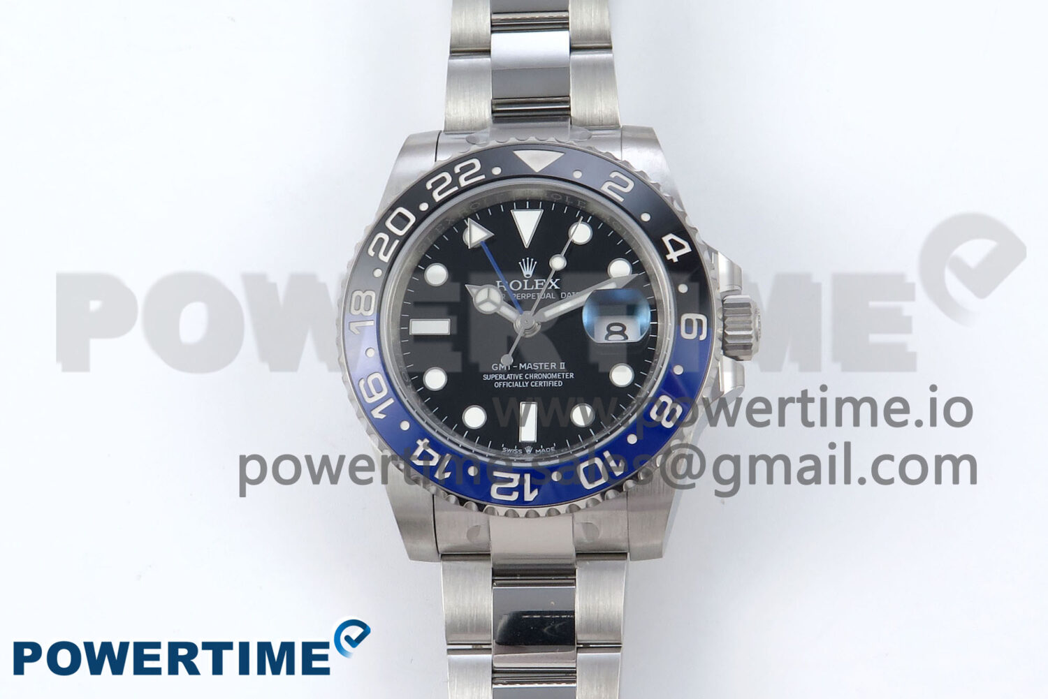 GMT-Master II 126710 BLNR Black/Blue Ceramic 904L Steel EWE 1:1 Best Edition on Oyster Strap EWE3285 V5 - Image 1