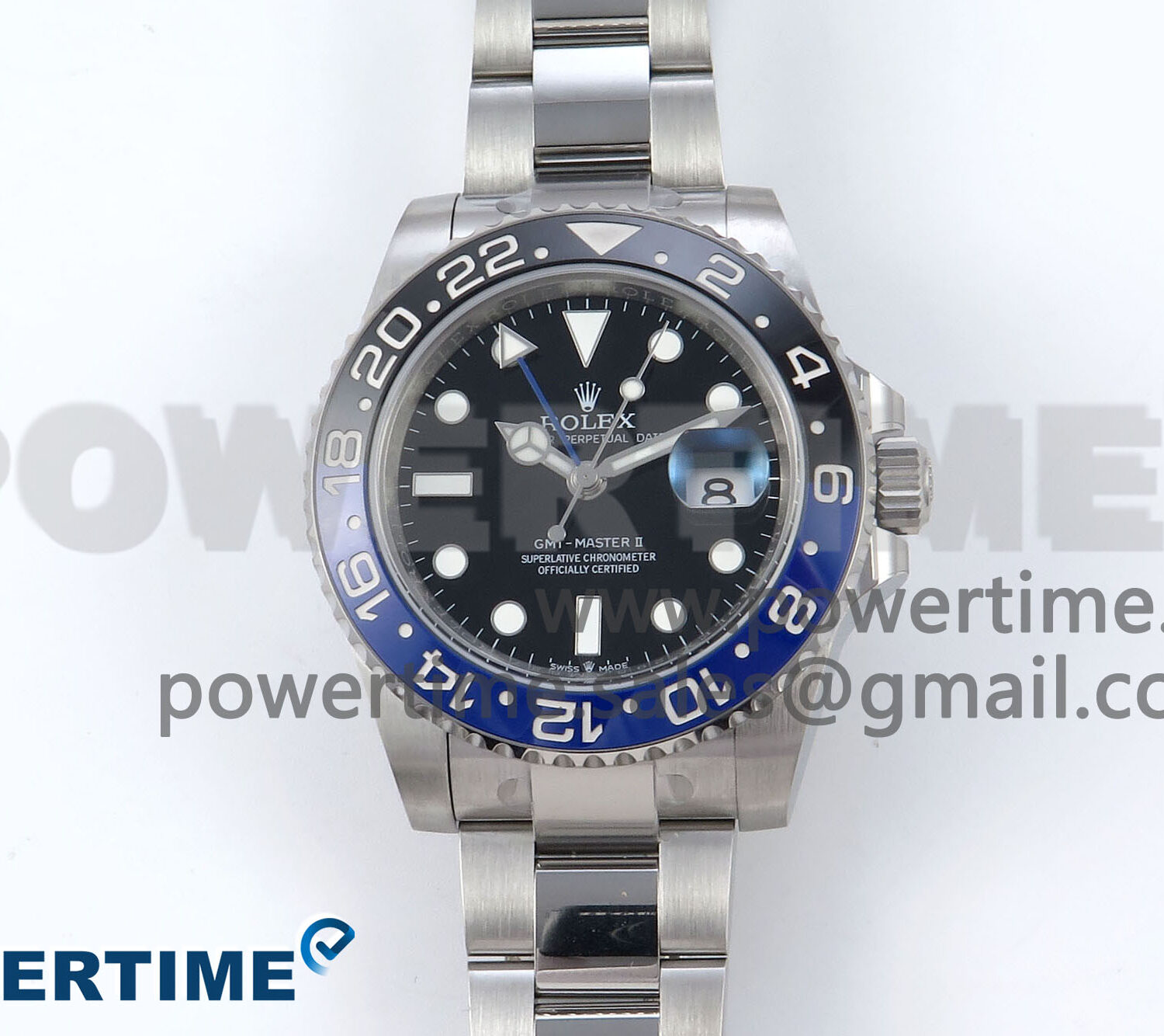 GMT-Master II 126710 BLNR Black/Blue Ceramic 904L Steel EWE 1:1 Best Edition on Oyster Strap EWE3285 V5