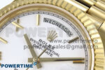Day Date 40 YG 228238 KF 1:1 Best Edition White Roman Dial on President Bracelet VR3255 (Gain Weight) - Image 4