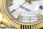 Day Date 40 YG 228238 KF 1:1 Best Edition White Roman Dial on President Bracelet VR3255 (Gain Weight) - Image 5