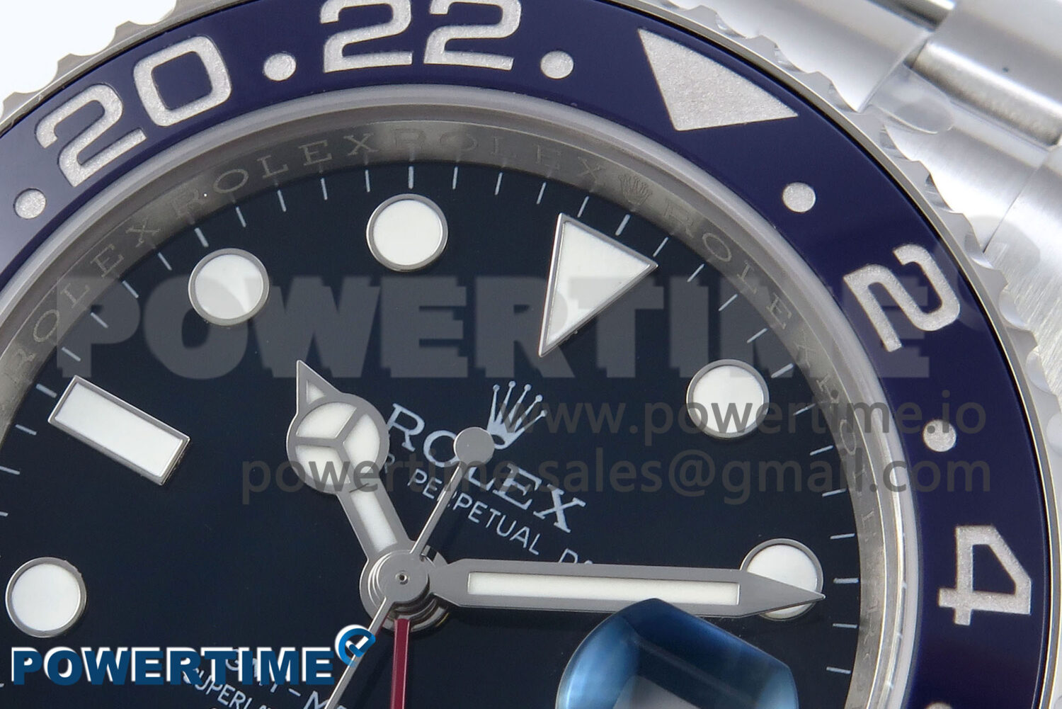 GMT-Master II 126719 BLRO Red/Blue Ceramic 904L Steel EWE 1:1 Best Edition Blue Dial on Oyster Strap EWE3285 V5 - Image 4