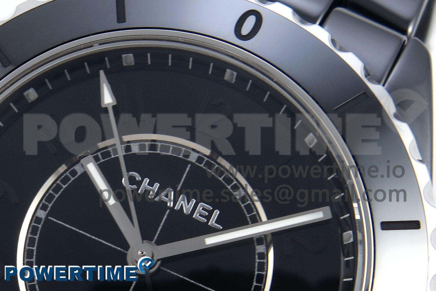 J13 33mm Black Ceramic HTF 1:1 Best Edition Black Numbers Dial on Bracelet A12.1 - Image 4