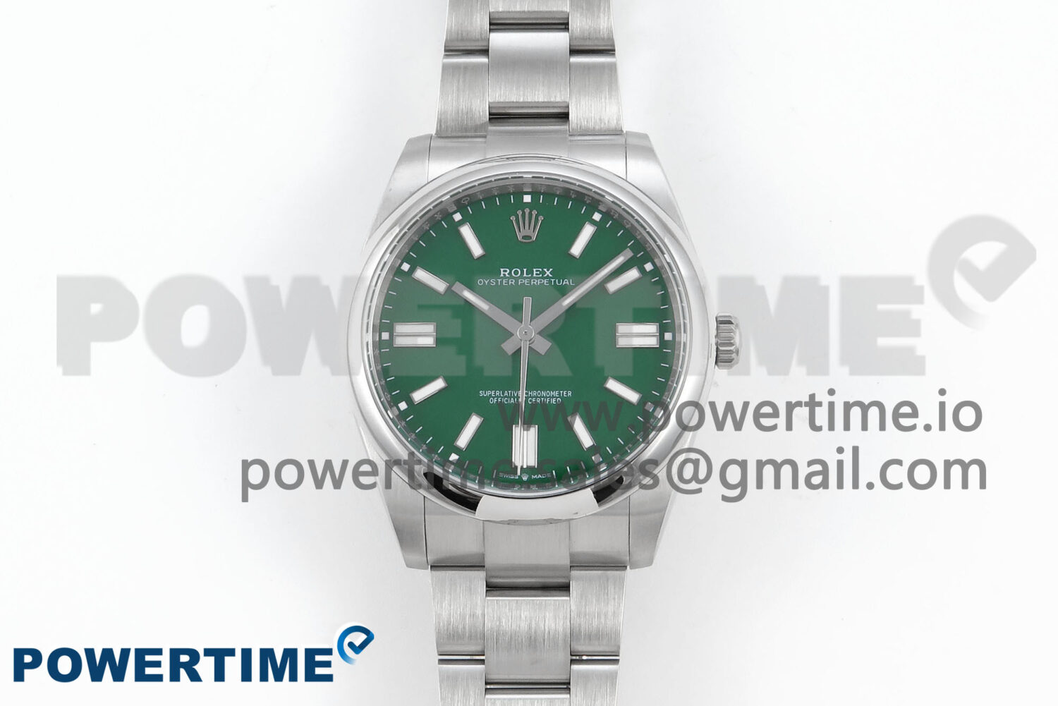 Oyster Perpetual 126000 36mm EWEF 1:1 Best Edition 904L Steel Green Dial A3230 - Image 1