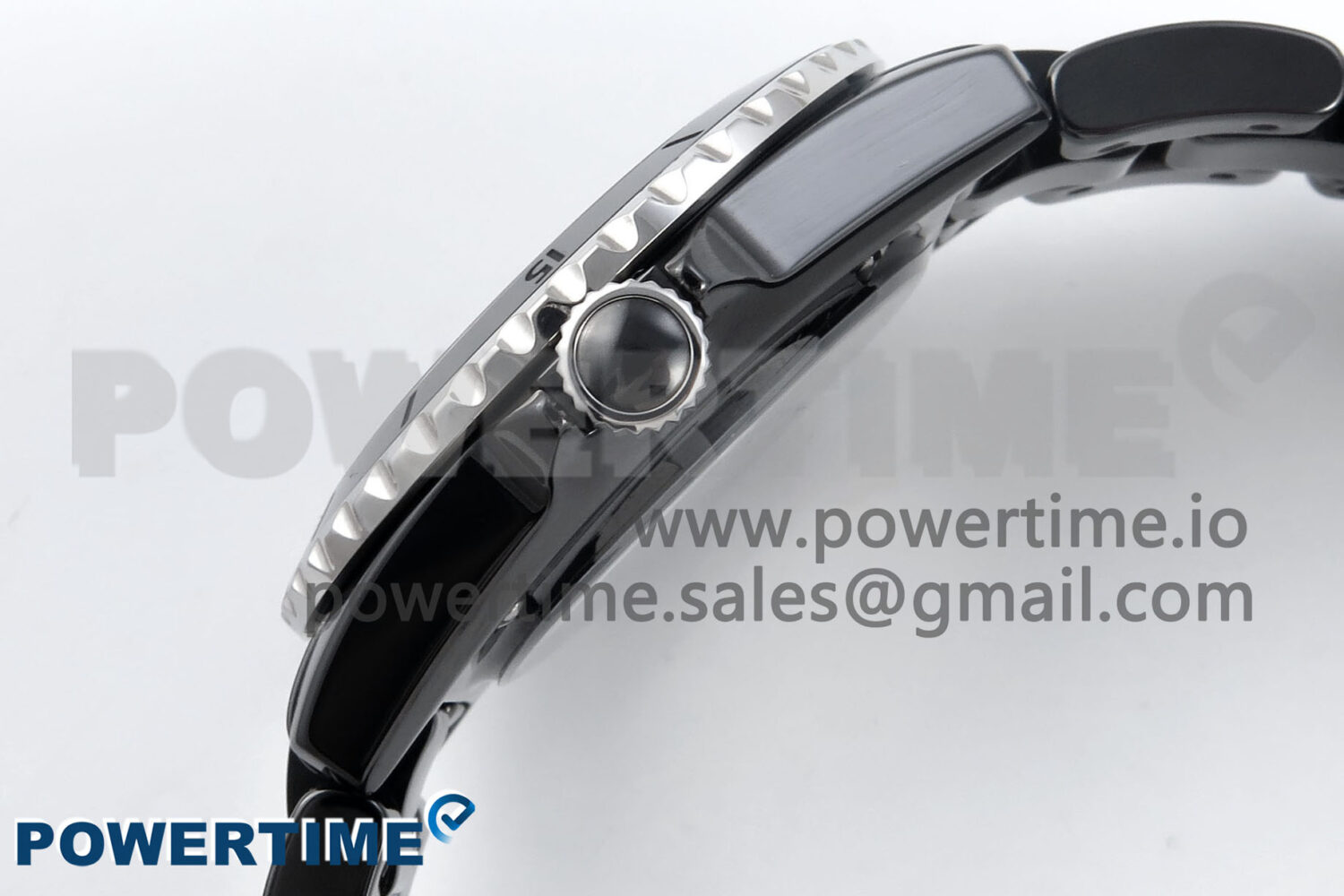 J13 33mm Black Ceramic HTF 1:1 Best Edition Black Boy Pattern Dial on Bracelet A12.1 - Image 9