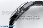 J13 33mm Black Ceramic HTF 1:1 Best Edition Black Boy Pattern Dial on Bracelet A12.1 - Image 9