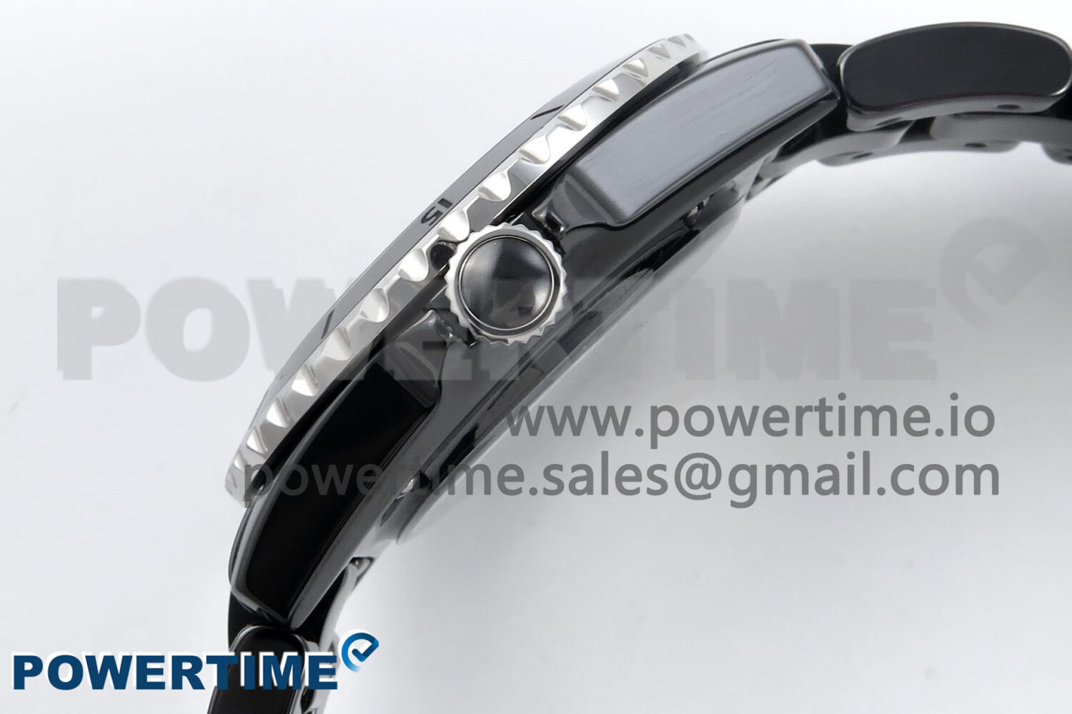 J13 33mm Black Ceramic HTF 1:1 Best Edition Black Numbers Dial on Bracelet A12.1 - Image 6