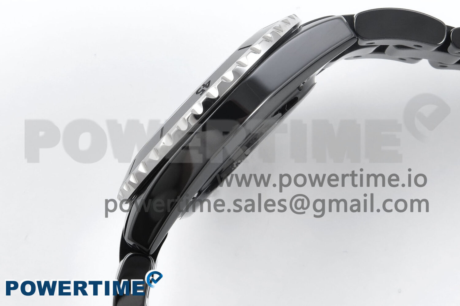 J13 33mm Black Ceramic HTF 1:1 Best Edition Black Boy Pattern Dial on Bracelet A12.1 - Image 10