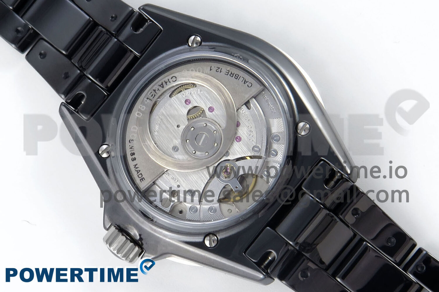 J13 33mm Black Ceramic HTF 1:1 Best Edition Black Numbers Dial on Bracelet A12.1 - Image 12