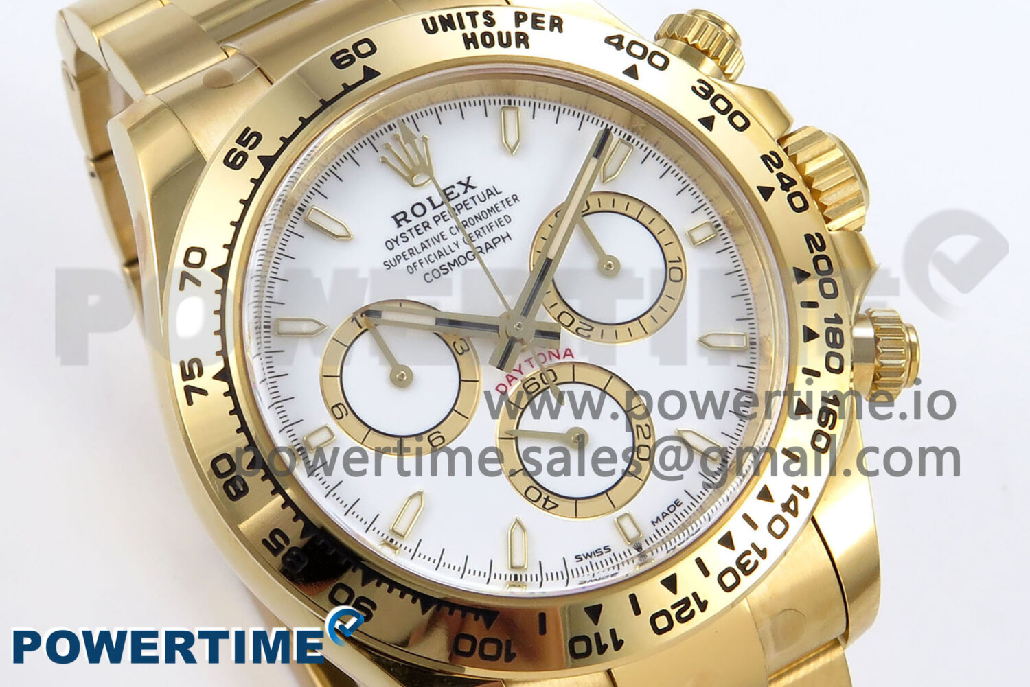 Daytona 126508 YG Clean 1:1 Best Edition White Dial on YG Bracelet SH4131 - Image 2