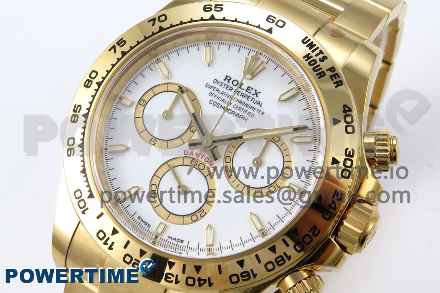 Daytona 126508 YG Clean 1:1 Best Edition White Dial on YG Bracelet SH4131 - Image 3