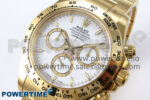 Daytona 126508 YG Clean 1:1 Best Edition White Dial on YG Bracelet SH4131 - Image 3