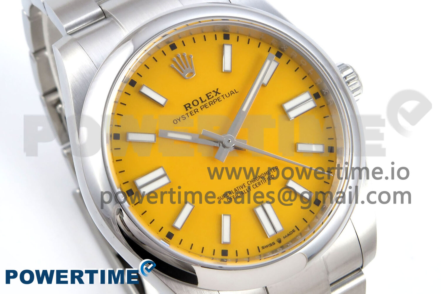 Oyster Perpetual 126000 36mm EWEF 1:1 Best Edition 904L Steel Yellow Dial A3230 - Image 2